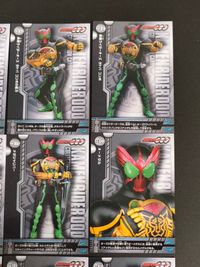 仮面ライダーOOO コレクション カード まとめ コレクション タトバ コンボ 基本形態 タトバ コンボ 光の使者 タトバ コンボ 強靭の飛翔 オーメダル メダジャリバー タキリバ コンボ タカキリバ コンボ タカトラーター 前部 サムネイル 2