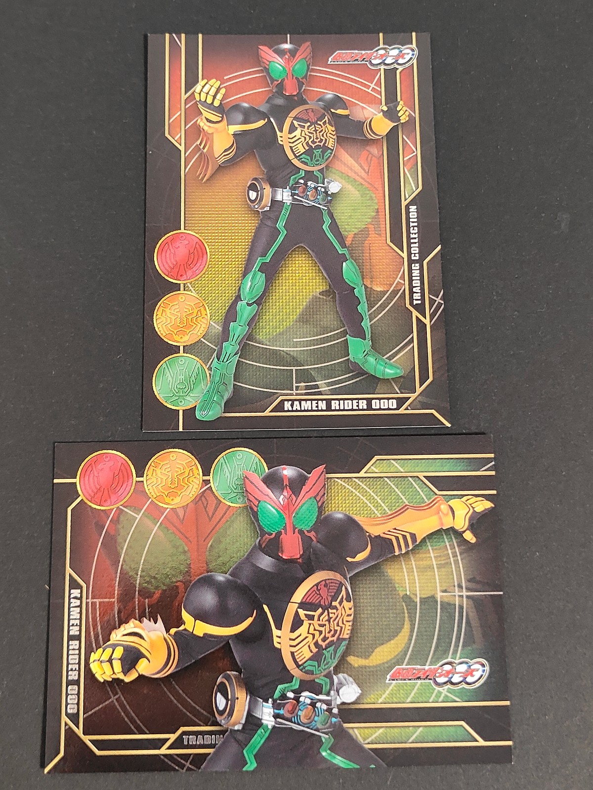 仮面ライダーOOO トレーディングコレクション カード まとめ トレーディングコレクション 仮面ライダーOOO 2枚 SP20 SP19 エンスカイ 食玩