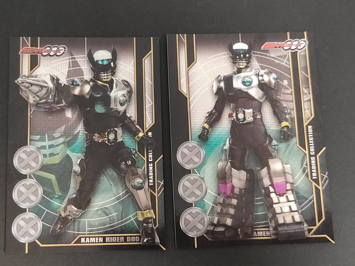 仮面ライダーOOO トレーディングコレクション カード まとめ トレーディングコレクション 仮面ライダーOOO 2枚 SP35 SP34 エンスカイ 食玩トレーディング