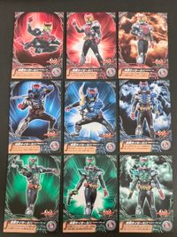 仮面ライダーキバ カード まとめ コレクション 仮面ライダーキバ キバフォーム 仮面ライダーキバ ガルルフォーム 仮面ライダーキバ バッシャーフォーム 9枚 No.01 No.02 No.03 No.04 No.05 No.06 サムネイル 1