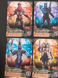 Kamen Rider Kiva Fangaia Collection Card 9 Cards Lot Japanese TV サムネイル 3