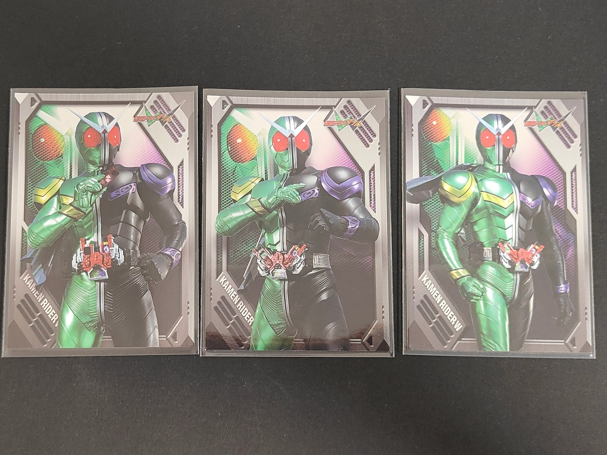 Kamen Rider W Trading Collection 3 Cards SP01 SP02 SP03 Japanese TV