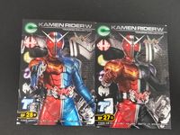 仮面ライダーW トレーディングコレクション カード まとめ トレーディング 仮面ライダーW サイクロンジョーカー 仮面ライダーW ヒートジョーカー 2枚 SP28 SP27 エンスカイ 食玩トレーディング サムネイル 2