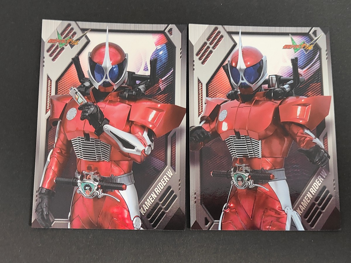 仮面ライダーW トレーディングコレクション カード まとめ 仮面ライダーW ヒートトリガー 2枚 SP35 SP34 エンスカイ 食玩トレーディング