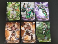 仮面ライダー鎧武 トレーディングコレクション カード まとめ トレーディング 仮面ライダー斬月 メロンアームズ 仮面ライダー龍玄 ブドウアームズ 仮面ライダーグリドン ドングリアームズ 6枚 No.11 No.10 No.09 サムネイル 1