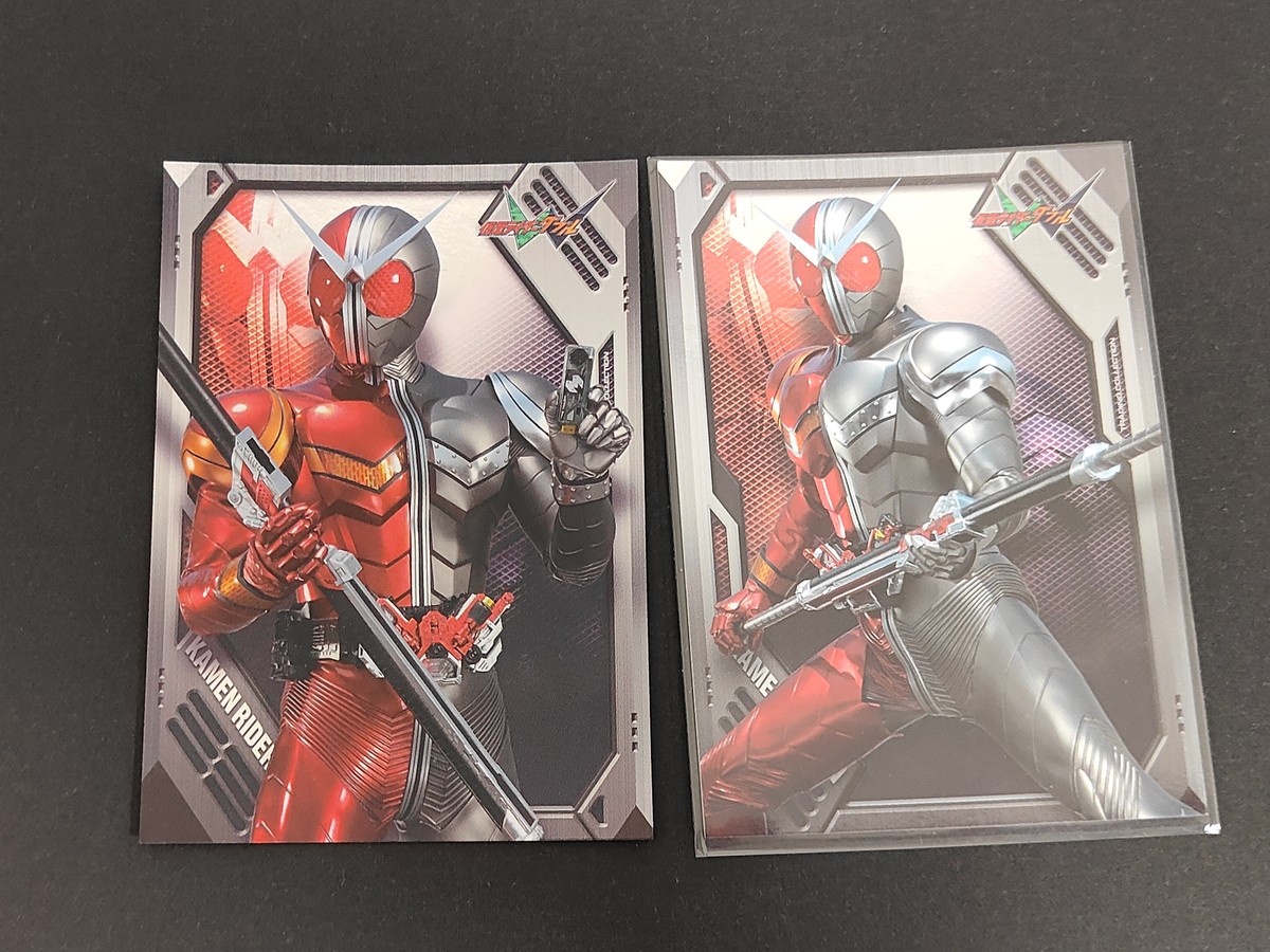 仮面ライダーW トレーディングコレクション カード まとめ トレーディング 仮面ライダーW ヒートトリガー 仮面ライダーW ルナメタル 2枚 SP22 SP05 エンスカイ 食玩トレーディング