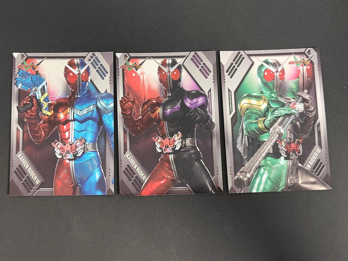 仮面ライダーW トレーディングコレクション カード まとめ トレーディング 仮面ライダーW ヒートジョーカー 仮面ライダーW ルナトリガー 仮面ライダーW サイクロンジョーカーエクストリーム 3枚 SP43 SP42 SP41
