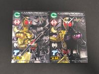 仮面ライダーW TRADING COLLECTION カード まとめ 仮面ライダーW ゴールドエクストリーム 仮面ライダーW ファングジョーカー 2枚 SP45 SP44 エンスカイ トレーディングコレクション サムネイル 2