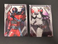 仮面ライダーW トレーディングコレクション カード まとめ トレーディングコレクション 仮面ライダーW ヒートトリガー 仮面ライダーW ファングジョーカー 2枚 SP 47 SP 46 エンスカイ 食玩トレーディング