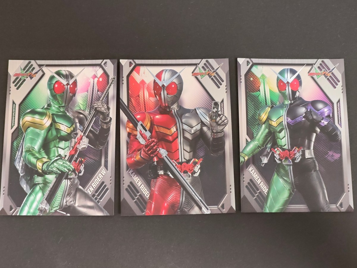 仮面ライダーW トレーディングコレクション カード まとめ 仮面ライダーW サイクロンジョーカー 仮面ライダーW ヒートジョーカー 仮面ライダーW サイクロンジョーカーエクストリーム 3枚 SP 26 SP 22 SP 19