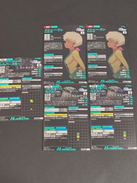 Gundam Arsenal Base 5 Cards Lot Silver Sumo Kapool Japanese Anime サムネイル 2