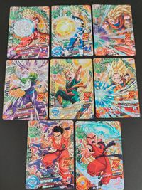 DBヒーローズ ドラゴンボールヒーローズ カード まとめ カードアクション 孫悟飯:青年期 ベジータ 孫悟空 ピッコロ トランクス:幼年期 孫悟天 ヤムチャ クリリン 8枚 HG7-CP3 HG7-CP2 HG7-CP1 バンダイ