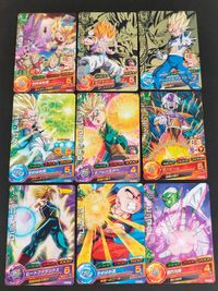 Super Dragon Ball Heroes 9 Cards Lot Goku Vegeta Piccolo Japanese Anime サムネイル 1