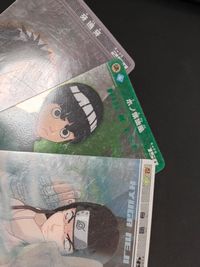 NARUTO -ナルト- アイス カード まとめ キャラクター 犬塚キバ ロック リー 日向ネジ 3枚 NO.15 NO.13 バンダイ 食玩 カードダス サムネイル 4