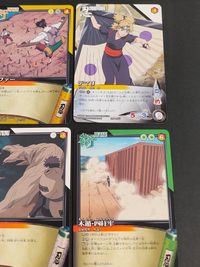 ナルト疾風伝 NARUTO 疾風伝 カードゲーム カード まとめ 術(JUTSU) 忍(SHINOBI) 作(SAKUSEN) 火影の首飾り トンファー テマリ さりげない一言 砂の腕 木遁 四柱牢 パイプ役 模擬戦闘訓練 9枚 サムネイル 6