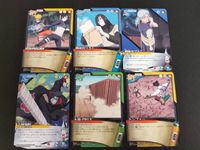 NARUTO-ナルト- カードゲーム カード まとめ 術カード(JUTSU) 忍者カード(SHINOBI) 模擬戦闘訓練 構成員リスト 薬師カブト 干柿鬼鮫 木遁 四柱牢 トンファー 6枚 術伝-128 術伝-138 忍伝-186