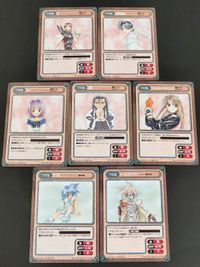 ガンガンバーサス GANGAN VERSUS TRADING CARD GAME カード まとめ キャラクター 赤 浅留美奈 ルリ 白龍 チェルシー ローレック 十六夜 イールズオーファ 7枚 C-022 C-021 C-025 サムネイル 1