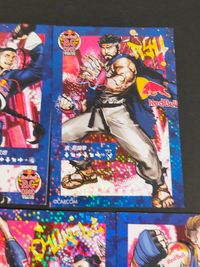 SF6 ストリートファイター6 Red Bull BC One コラボ カード まとめ キャラクター ジェイミー リュウ エレナ 春麗 ルーク マリサ エドモンド本田 7枚 カプコン コラボ サムネイル 8
