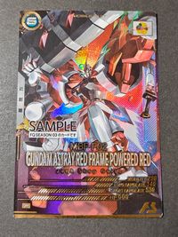 ガンダムトライエイジ サンプルカード カード ガンダムアストレイ レッドフレーム パワードレッド トレカ MBF-P02 バンダイ アーケードゲーム サムネイル 1