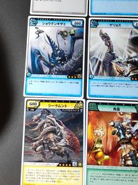 モンハン モンスターハンター ハンティング カード まとめ クエスト ターゲットモンスター ハンター イベント 激闘！雌火竜リオレイア リオレイア リオレウス亜種 ショウグンギザミ ゲリョス ガノトトス ジークムント 角笛 9枚 サムネイル 6