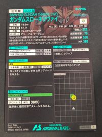 機動戦士ガンダム アーセナルベース カード ガンダムスローネツヴァイ トレカ LX03-030 P バンダイ 食玩 サムネイル 2