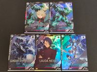 ガンダムAB 機動戦士ガンダム ARSENAL BASE カード まとめ PILOT MOBILE SUIT フェルシー ロロ ディランザ ガンダム シュバルゼッテ ラウダ ニール 5枚 FQ04-065 EQ04-029 TCG サムネイル 1