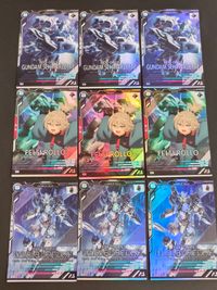機動戦士ガンダム アーセナルベース カード まとめ MS パイロット ガンダム シュバルゼッテ フェルシー ロロ 9枚 FQ04-030 FQ04-065 バンダイ 食玩 サムネイル 1