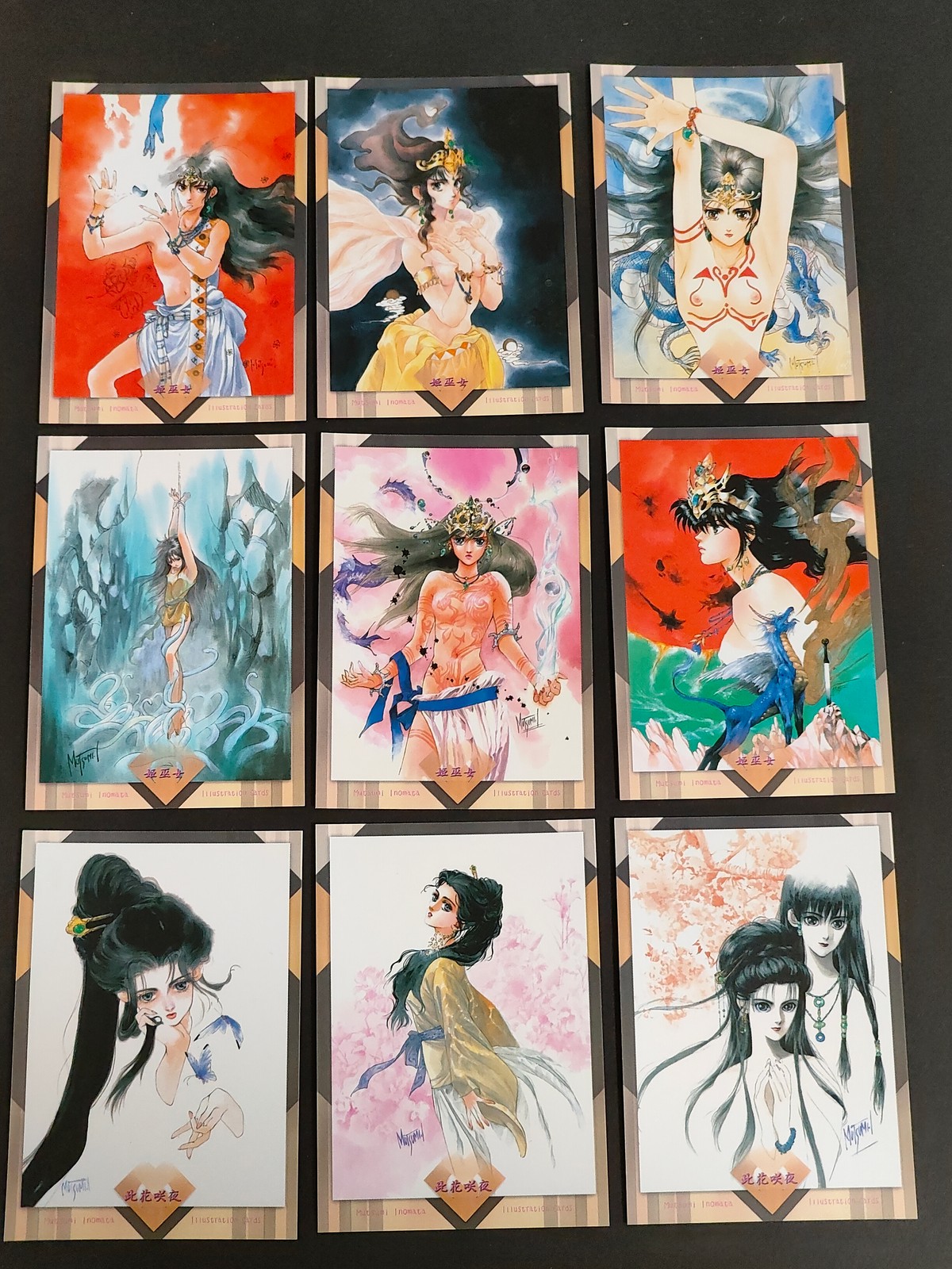 Mutsumi Inomata Hime Miko / Konohanasakuya 9 Cards Lot Japanese Anime