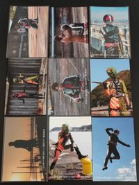 Shin Kamen Rider 9 Cards Lot 2023 Calbee Chips Japanese TV サムネイル 1