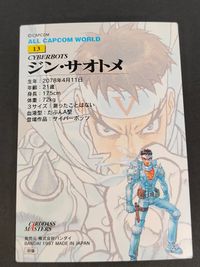 カプコンワールド ALL CAPCOM WORLD カードダスマスターズ ジン サオトメ トレカ #13 バンダイ カードダス サムネイル 2