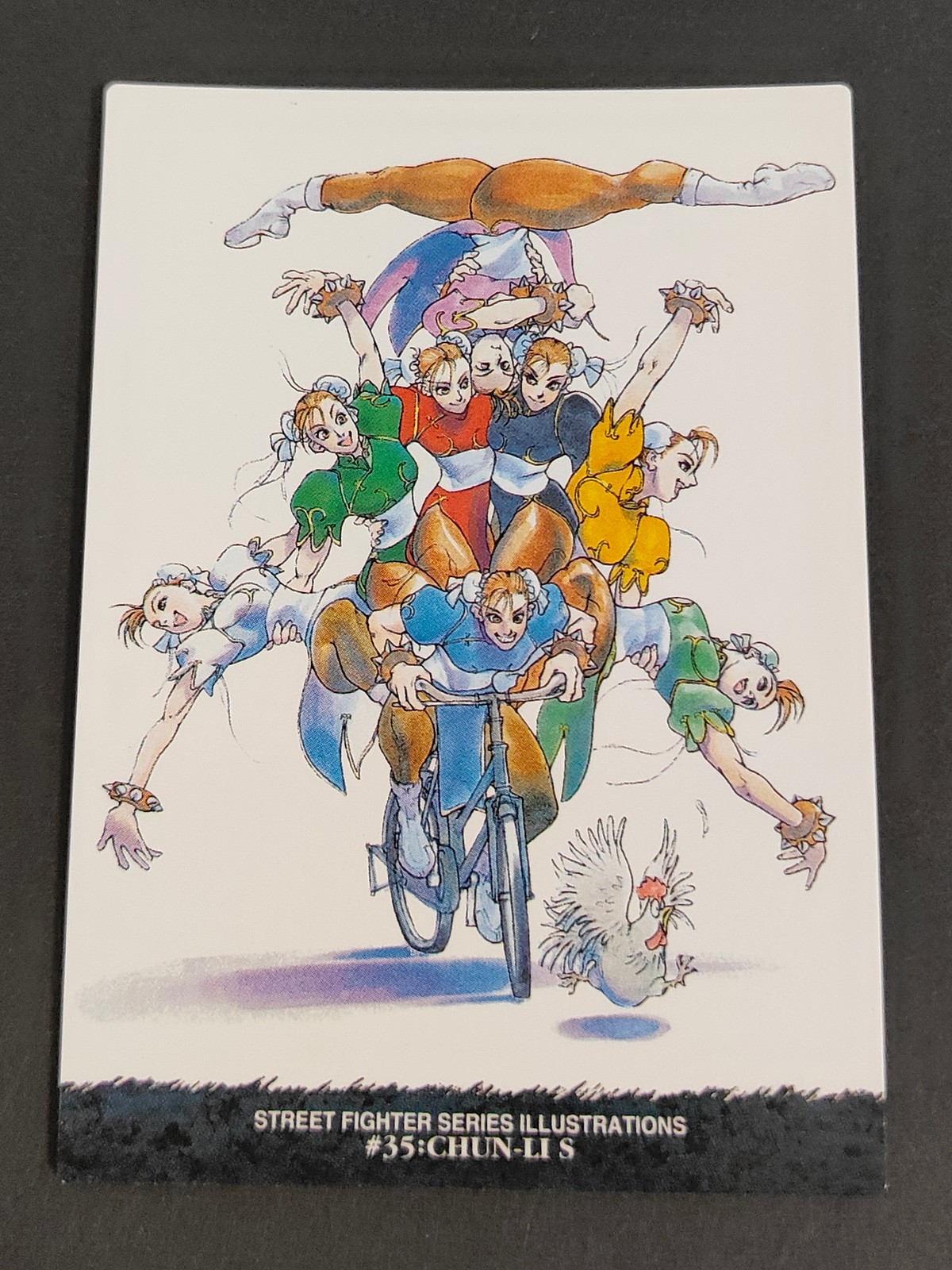 ALL CAPCOM WORLD スーパーストリートファイターII カード 春麗大集合 トレカ 35 バンダイ カードダスマスターズ