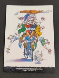 ALL CAPCOM WORLD スーパーストリートファイターII カード 春麗大集合 トレカ 35 バンダイ カードダスマスターズ サムネイル 1