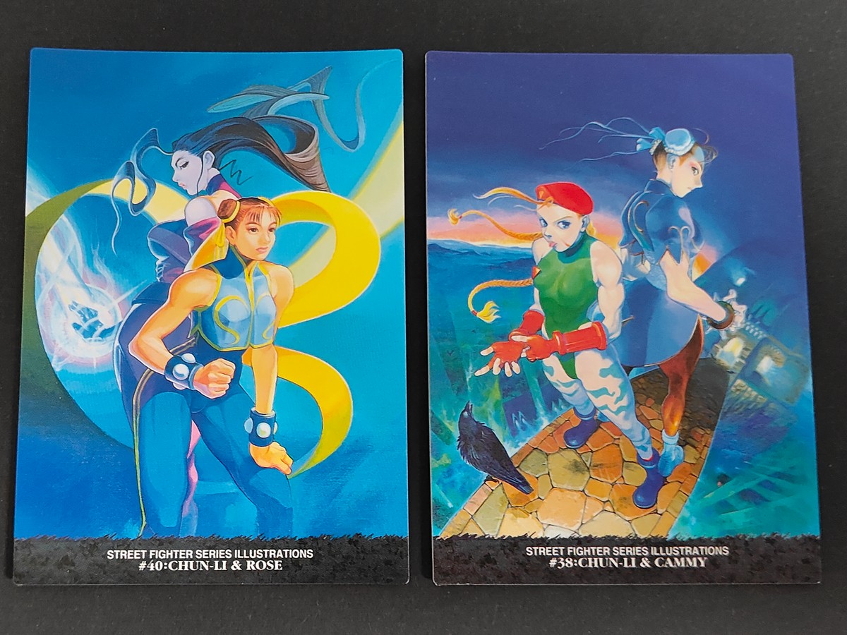 ストZERO ストリートファイター SERIES ILLUSTRATIONS カード まとめ イラスト 春麗 ローズ 春麗 キャミィ 2枚 #40 #38 バンダイ カードダスマスターズ ALL CAPCOM WORLD 初版
