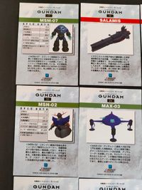機動戦士ガンダム カードダスマスターズ カード まとめ モビルスーツ 宇宙戦艦 支援戦闘機 モビルアーマー 宇宙艦艇 MSM-07 ズゴック サラミス FF-X7 コアファイター MSN-02 ジオング MAX-03 アッザム 5 サムネイル 4