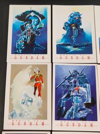 機動戦士ガンダム カードダスマスターズ ガンダムイラストコレクション カード まとめ イラスト 劇場版ポスターイラスト 哀戦士ポスターイラスト めぐりあい宇宙ポスターイラスト 交響詩ガンダム特典ポスターイラスト シャアイラスト サムネイル 3