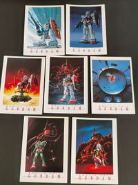 機動戦士ガンダム カードダスマスターズ カード まとめ イラスト RX-78-2 ガンダム ガンダム vs ジオン公国軍 ガンダム vs 赤い彗星 スペースコロニーとガンダム ガンダム リアルタイプ シャア アズナブルと愛機 7枚