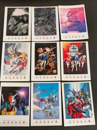 機動戦士 ガンダム カード まとめ イラスト ザク戦闘シーン ザクII マシンガン RX-78 ガンダム アムロ セイラ キスシーン キャラクター集合 ホワイトベース ガンダム ガンダム 防火キャンペーン MS集合 9枚 バンダイ