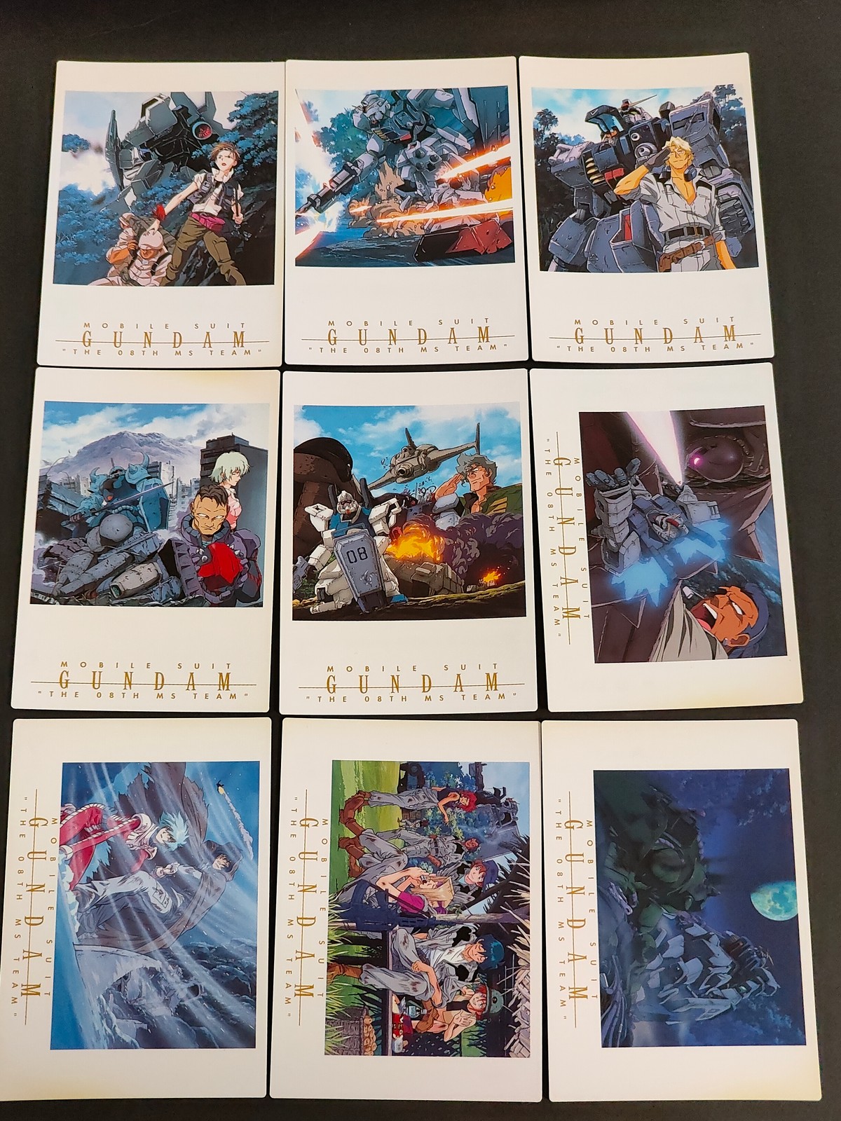 Carddass Masters Gundam 08th MS Team 9 Cards Lot Japanese Anime