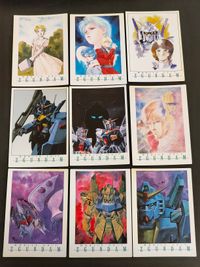 Carddass Masters Mobile Suit Z Gundam 9 Cards Lot No.109-117 Japanese Anime