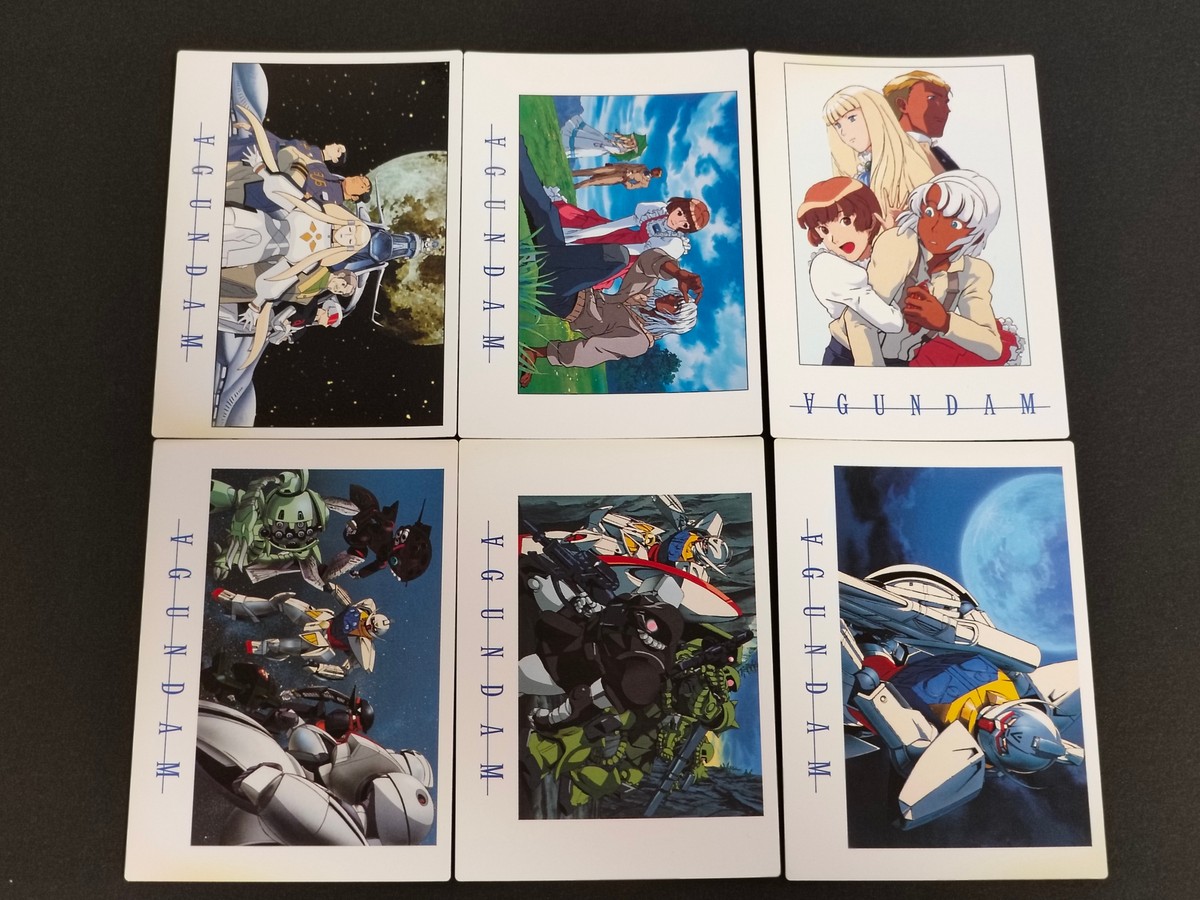 V Gundam Carddass Masters 6 Cards Lot No.130-135 Japanese Anime