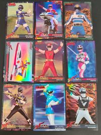 Super Sentai 25th Carddass 9 Cards Lot Holo Japanese TV