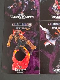 FF クリーチャーズ ファイナルファンタジー クリーチャーズ Vol.1 カード まとめ フィギュア アーサー アルテマウェポン リヴァイアサン ディアボロス グリーヴァ イフリート 黒のワルツ3号 シヴァ イクシオン 9枚 01 サムネイル 4
