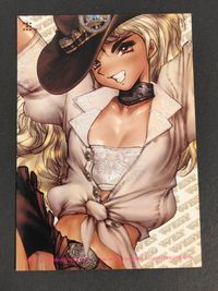 GALGREASE 1st SERIES ILLUSTRATION CARDS カード WILD WET WEST トレカ GALGREASE 001 コムスクエア イラスト サムネイル 2