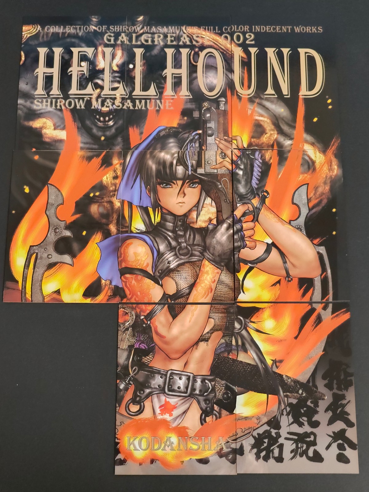 GALGREASE 1st SERIES ILLUSTRATION CARDS HELLHOUND カード まとめ イラスト 獣人 背景 女性キャラクター 白髪女性キャラクター 8枚 講談社