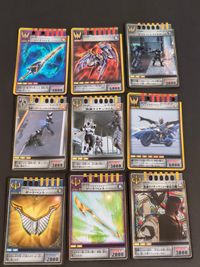 仮面ライダー龍騎 アドベント カード まとめ ベントカード LEVEL3 モンスターカード LEVEL4 DARKRAIDER ヒーローカード LEVEL1 モンスターカード DARKRAIDER 特殊召喚 翼獣ダークウィング サムネイル 1