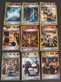 仮面ライダー龍騎 アドベント カード まとめ ベント ヒーロー フォース タイムベント 仮面ライダーオーディン+ゴルトセイバー 仮面ライダーオーディン 花鶏 ファイナルベント ゴルトバイザー 仮面ライダーインペラー 9枚 バンダイ サムネイル 1