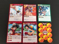 ミラクルバトルカードダス カード まとめ キャラクター アクション チップシート モンキー D ルフィ ゴムゴムの実"ゴムゴムの銃" サンダーボルト=テンポ 孫悟空 ジャンパワーチップシート 6枚 06/97 62/97 バンダイ サムネイル 1