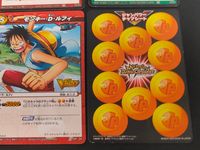 ミラクルバトルカードダス カード まとめ キャラクター アクション チップシート モンキー D ルフィ ゴムゴムの実"ゴムゴムの銃" サンダーボルト=テンポ 孫悟空 ジャンパワーチップシート 6枚 06/97 62/97 バンダイ サムネイル 5