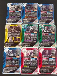 仮面ライダーバトル ガンバライジング カード まとめ フィニッシャー ライダー イベント サポート ディフェンダー ライダー アタッカー ライダー 仮面ライダーシン 仮面ライダーダークキバ 仮面ライダータイクーンブジンソード 9枚 サムネイル 6