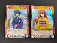 ヴァイスシュヴァルツ エヴァンゲリオン カード まとめ BreakCard 浴衣 綾波 レイ 晴れ着 惣流 アスカ ラングレー 2枚 EP005 EP009 ブロッコリー サムネイル 1